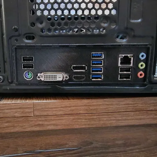 Gigabyte B550M DS3H shield 3D model