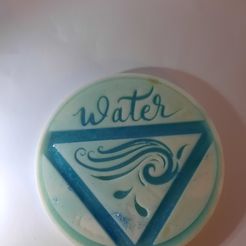 Wasser-Symbol Untersetzer