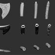 17.JPG arme Kratos - Leviathan Axe - God of war 2018 pour cosplay