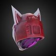 KitsuneHoodBack34Left.jpg Destiny 2 Kitsune Warlock Helmet for Cosplay