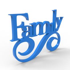 untitled.30.jpg STL file Family 3D Text・3D printable model to download