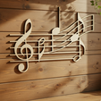 01.png Music Studio Room Bundle 3D Print and Laser Files Wall Art Decor