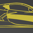 C8-Corvette.png C8 Corvette silhouette wall art