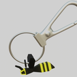 wasp_in_keychain.png A knight rides a bee and fights a wasp