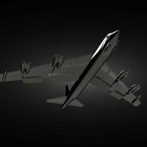 STL File Boeing B-52 Stratofortress・3D Printable Design To Download・Cults