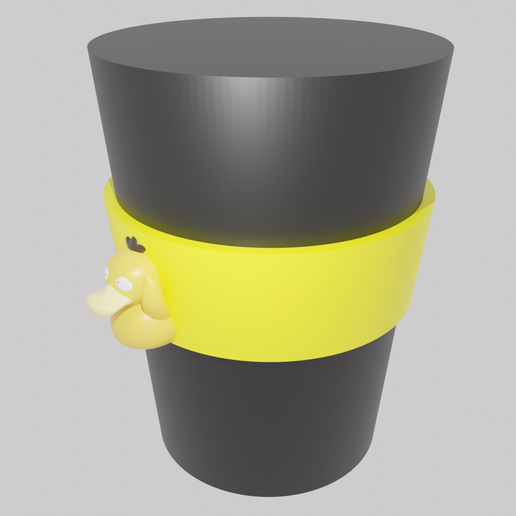 Cartoon Cup Holder Different Characters 3D model