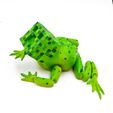 flexi-creeper-toad-3D-MODEL-7.jpg MINECRAFT Flexi Creeper Toad Frog articulated print-in-place no supports