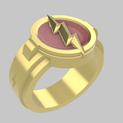 fr1.png Archivo STL gratis El anillo de Flash (CW ver.) - dc comics・Plan para descargar y imprimir en 3D