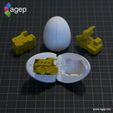 cults_surprise_egg_truck_01.jpg Archivo STL gratuito 3D Printable Suprise Egg #1 - Tiny Haul Truck・Objeto imprimible en 3D para descargar, agepbiz