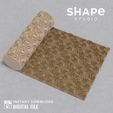 Boho6_6.jpg Boho VI Texture | 2 versions of the same design | Polymer clay Seamless texture roller | Digital STL file | Clay texture