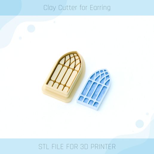 Gothic Window D Clay Cutter