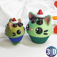 02.png Meringa, Kitty cupcake (feet pop out toy and keychain)