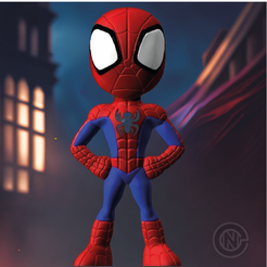 STL file Miles Morales. Spidey and his amazing friends - Spidey y sus  sorprendentes amigos - Spidey and his amazing friends 🦸‍♂️・3D printer  design to download・Cults