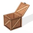 11.jpg DOWNLOAD WOODEN BOX FOR 3D PRINTING OBJ 3D AND FBX WOODEN BOX