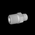 rhn_8_6n-9-wireframe.130.png Reducing pipe hex nipple pipe fitting 1/2" NPT to 3/8" NPT