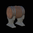 sud-1-4.png wooden barrel with holes and stoppers with base