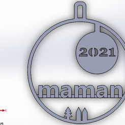 maman.png Christmas bauble family