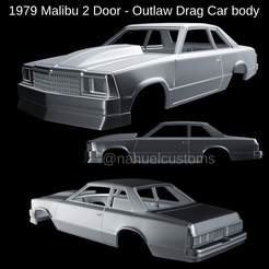 Proyecto-nuevo-2023-01-09T212717.685.png Fichier STL 1979 Malibu 2 Door - Carrosserie Outlaw Drag Car・Objet pour imprimante 3D à télécharger