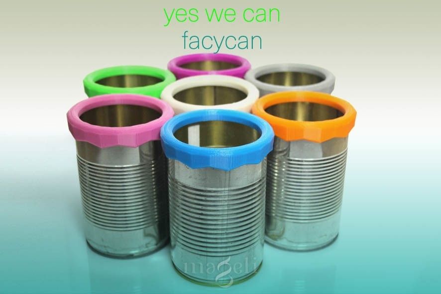 facycan.jpg Download free STL file yes we can • 3D print object, mageli