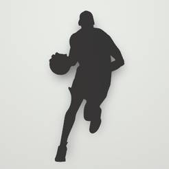Michael-Jordan-WallArt.png Fichier STL Michael Jordan WallArt・Design pour imprimante 3D à télécharger