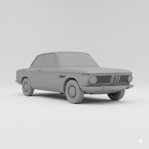 BMW 2000 classic car, drift car, SUV, vintage car, hypercar, muscle car, sports car, vehicle, garage, diorama, car model, pickup, truck, supercar, car 3D, race car, JDM, car STL, car, automobile