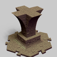 Sewer_Column_C.png 3D file PuzzleLock Sewers & Undercity・Design to download and 3D print, Zandoria