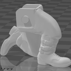 rodillas2.png Fichier STL jambes soldat playmobil compatible agenouillement・Plan à imprimer en 3D à télécharger