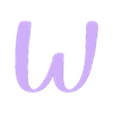 WM.stl BARBIE Letters and Numbers | Logo