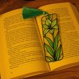 IMG_0473.jpg Stained Glass Lily - Hueforge Bookmark
