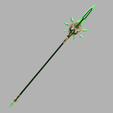 xiao_lance_render01.png Genshin Impact Primordial Jade Winged Spear | 3D Model file for Xiao