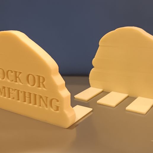 "Rock Or Something" Bookends 3D model