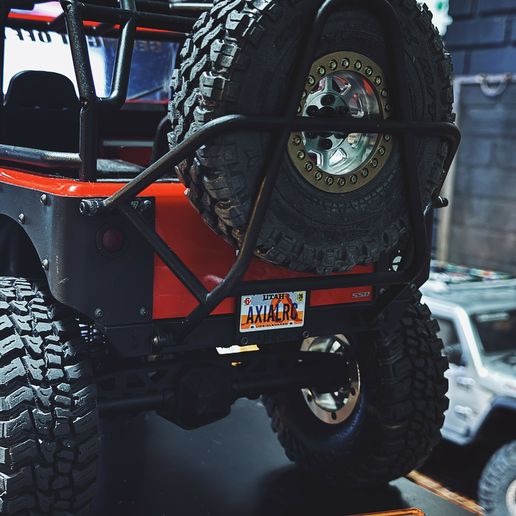🚁 Genright style tire carrier for Axial CJ-7・ STL File for 3D printing ...