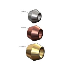 Simple-Conical-bead-size8-9-10mm-00.jpg Fichier STL Modèle d'impression 3D d'une perle conique simple et d'une breloque de bracelet・Design à télécharger et à imprimer en 3D