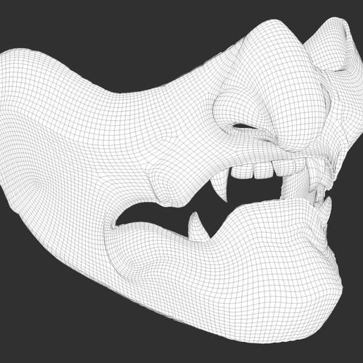 Screen Shot 2020-08-03 at 8.47.10 pm.png Descargar archivo OBJ FANTASTIAS DE TSUSHIMA - Sakai Mask juego de disfraces japonés de Cosplay • Objeto para impresora 3D, 3DCraftsman