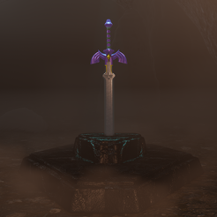 em-r2.png Fichier STL Master Sword V3 avec fourreau (マスターソード) Master Sword V3・Modèle à télécharger et à imprimer en 3D