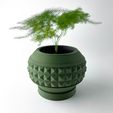 misprint-7994.jpg The Dorvin Planter Pot with Drainage | Modern and Unique Home Decor for Plants and Succulents  | STL File