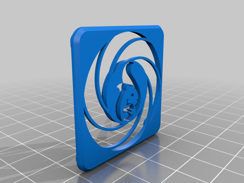 RS_Fan-Housing_guard_logo.png Archivo STL gratis Carcasa compacta del ventilador de la ardilla roja - Ender 3 Pro - 5015 Rev1・Plan de impresión en 3D para descargar, RedSquirrelHobbies