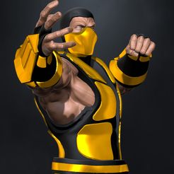 5.jpg STL file scorpion mortal kombat 3 ultimate・3D printing design to download