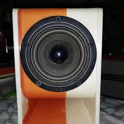 caja de reflejo de bajos para altavoz de tonos medios de 100 mm