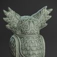 HA_Print3_OwlStatue3.jpg Carved Owl Statue Supportless