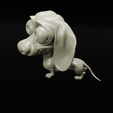 111.png Dachshund Dog with Big Head – Cute Stylized STL File for 3D Printing