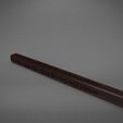 Black-detail_2.628.jpg Sirius Black wand - Harry Potter films 3D print model