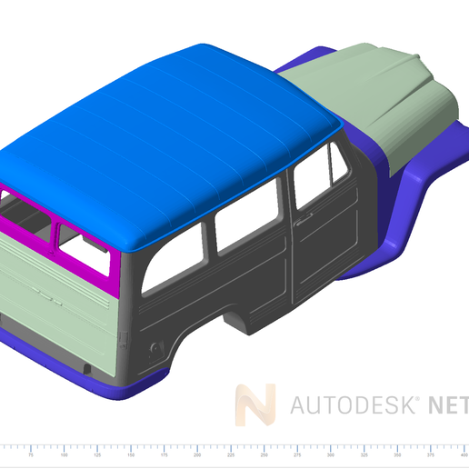 sw7.png Télécharger fichier RC Body Jeep Station Wagon Panel Truck scale crawler 1/10 • Modèle pour imprimante 3D, VeloRex