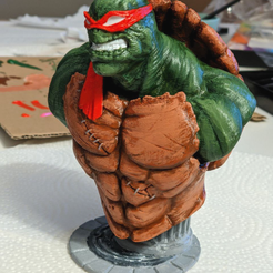 TMNT-Büste (Fankunst)