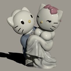 ZBrush-Documentvhhh.jpg Hello Kitty X NAO LLADRO 3D STL