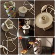 20180206_184854.jpg Free STL file Marble Desk Lamp・3D printing template to download