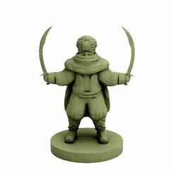 Bandit_Dervish.png Free STL file Bandit Dervish (18mm scale)・3D printable design to download