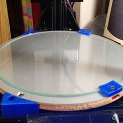 IMG_20180113_200857318.jpg Бесплатный STL файл Anycubic Delta Heatbed Mount・Дизайн 3D-принтера для скачивания