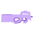 p90.1.stl P90 (PROPGUN) 1:1 SIZE low poly