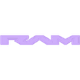 ram_sm.stl novo logótipo da ram dodge